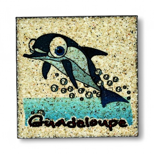 Magnet Sable Dauphin Cartoon