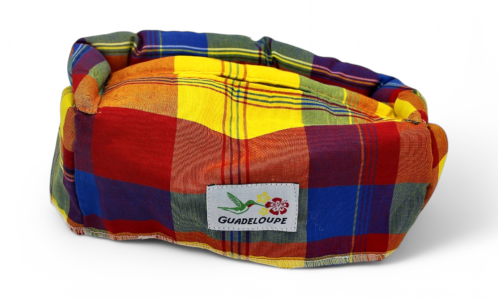 Boîte en tissu madras