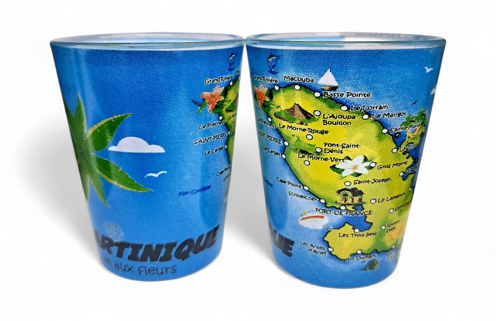 Verre Shot Transparent Carte