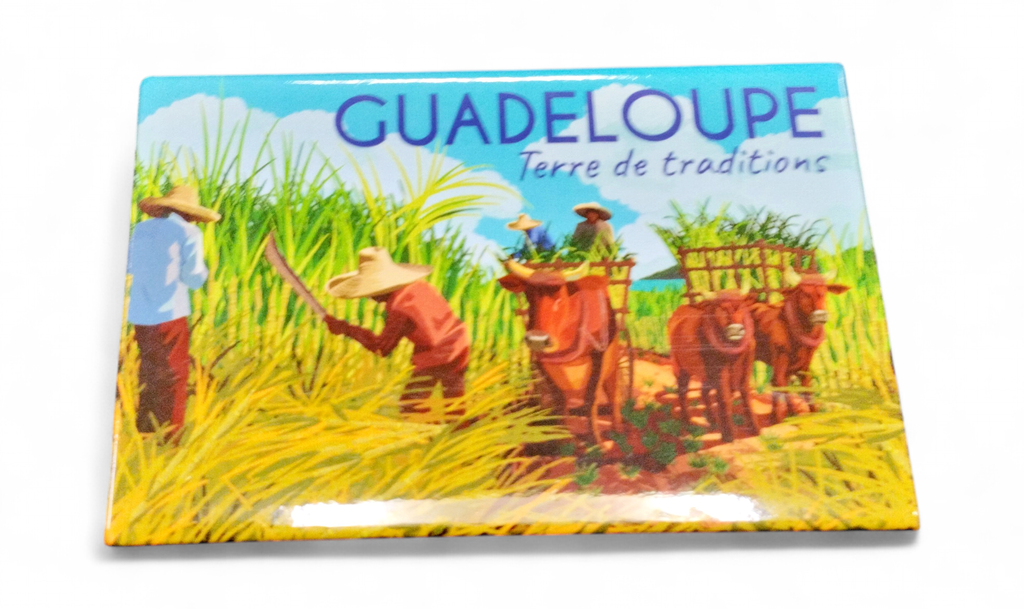 Magnet rectangle - Illustration Coupeur de canne