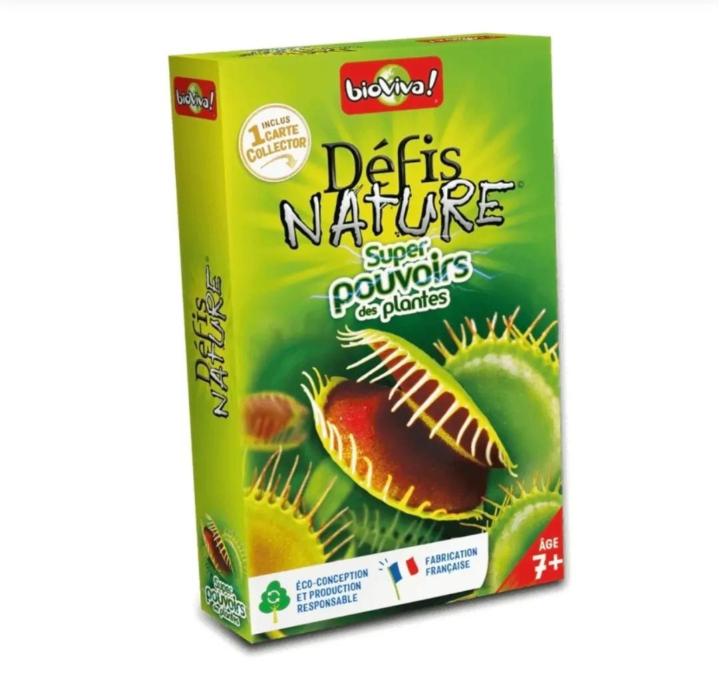 Jeux Défi Nature Super pouvoirs de plantes
