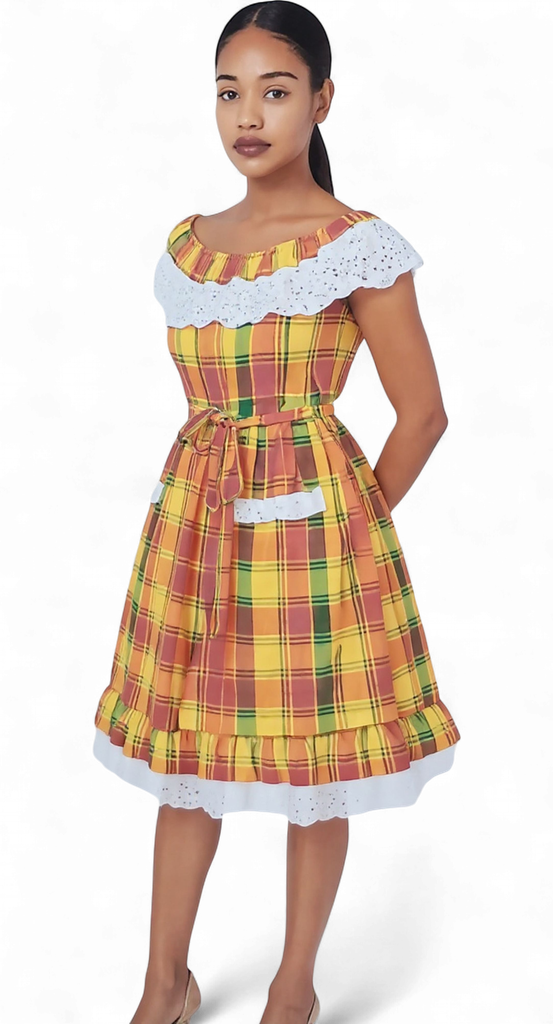 [76040] Robe adulte GUAVABERRY - Madras taille XL Rima