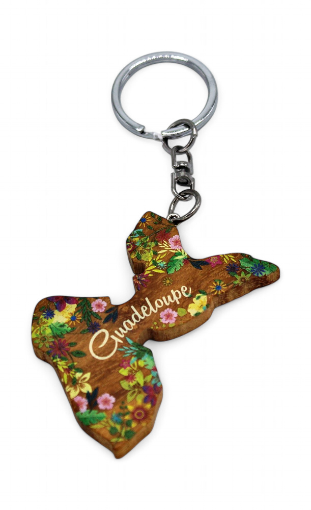 Porte-Clé Bois Carte