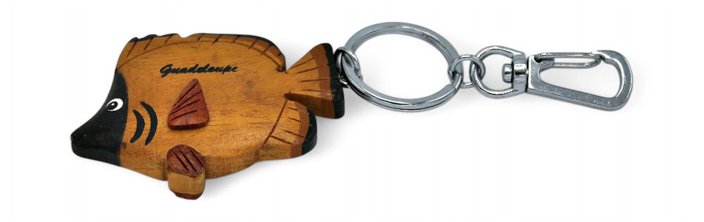 Porte-Clé Bois Naturel Mix Design