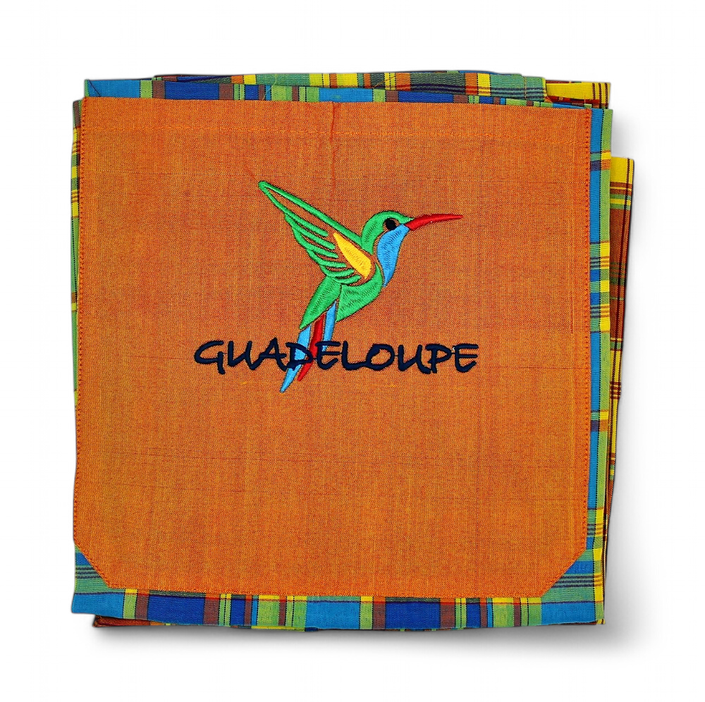 Tablier Madras Motifs Broder