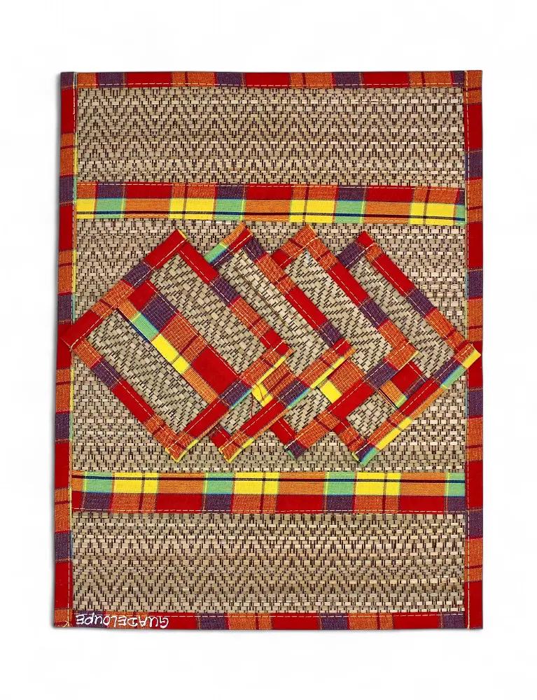 Set De Table Madras Lot De 4