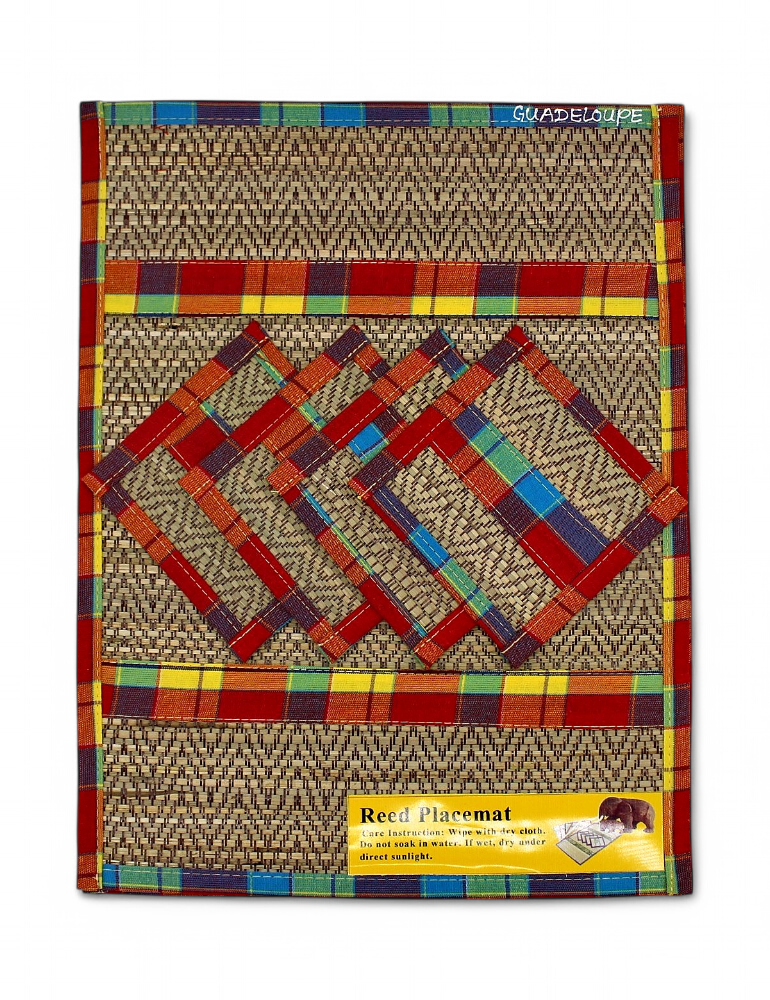 Set de 3 panier Madras