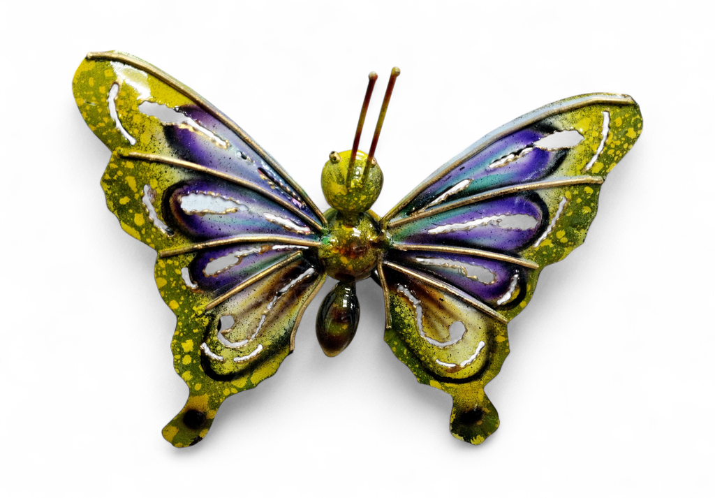 [45052] Applique Papillon Metal 20 Cm