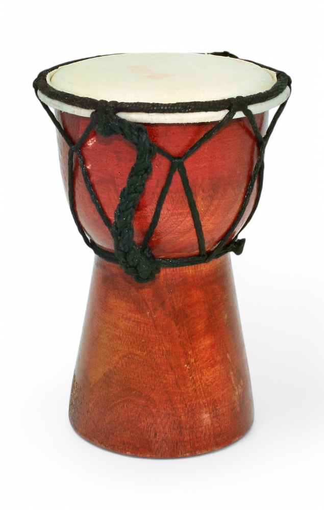 Djembé Bois Naturel 15 Cm