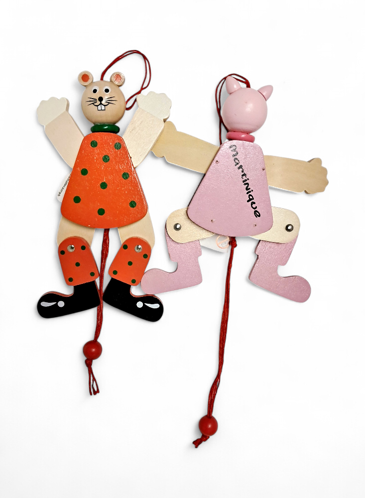 Mobile Bois Animaux (14Cm)