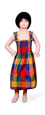 Robe enfant Tube - Madras 2-5 Ans Rima