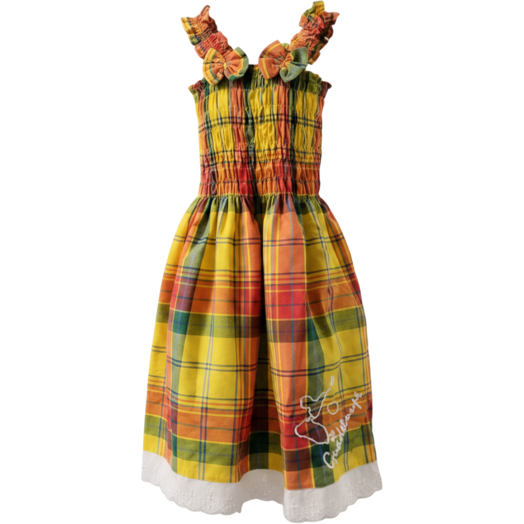 Robe enfant Tube - Madras 2-5 Ans Rima