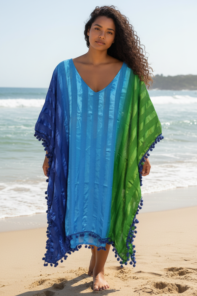 [73003] Kaftan Court Satin Stripe