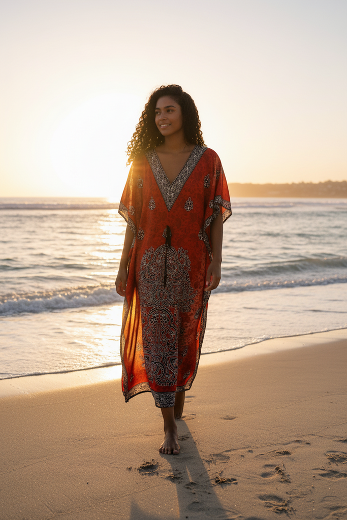 [73004] Kaftan Long Bazari