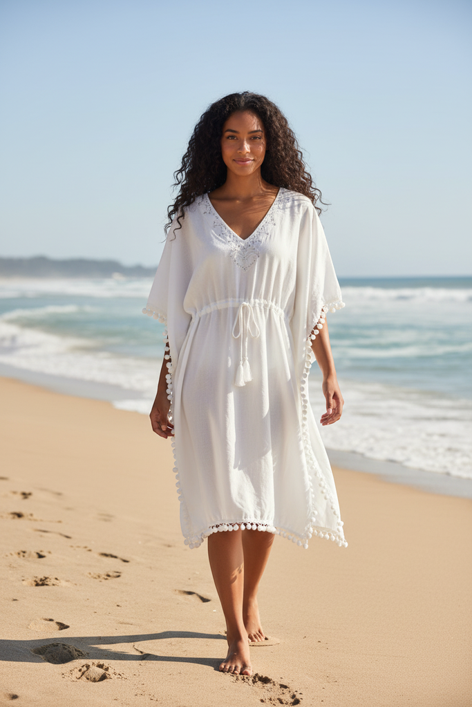 Kaftan Short Coton Voile