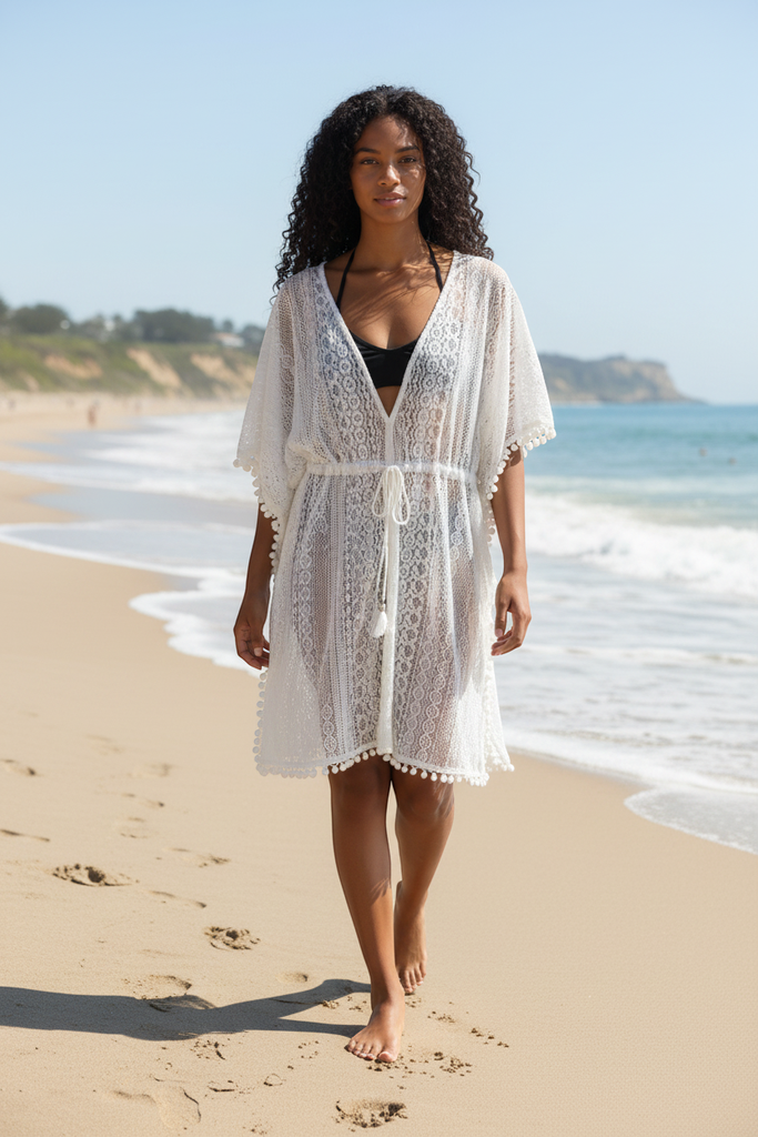 Kaftan Short Full Net