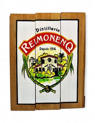 [45093] Affiche Bois 30x40 (Damoiseau Bouteille Et Citrons)