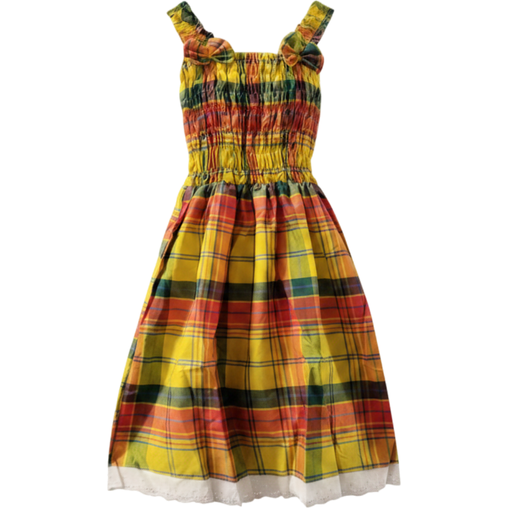 Robe enfant Tube - Madras 6-10 ans Rima