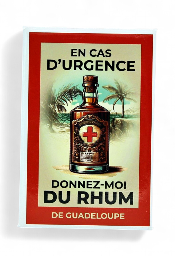 Magnet rectangle - Illustration Urgence Rhum
