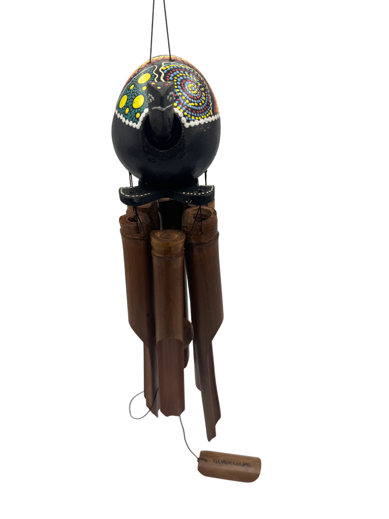 Carillon Bambou 40 Cm Tête Tortue