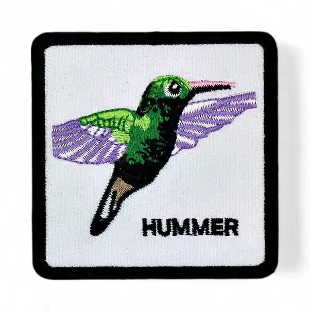 [12011] Patch écusson Carré Colibri