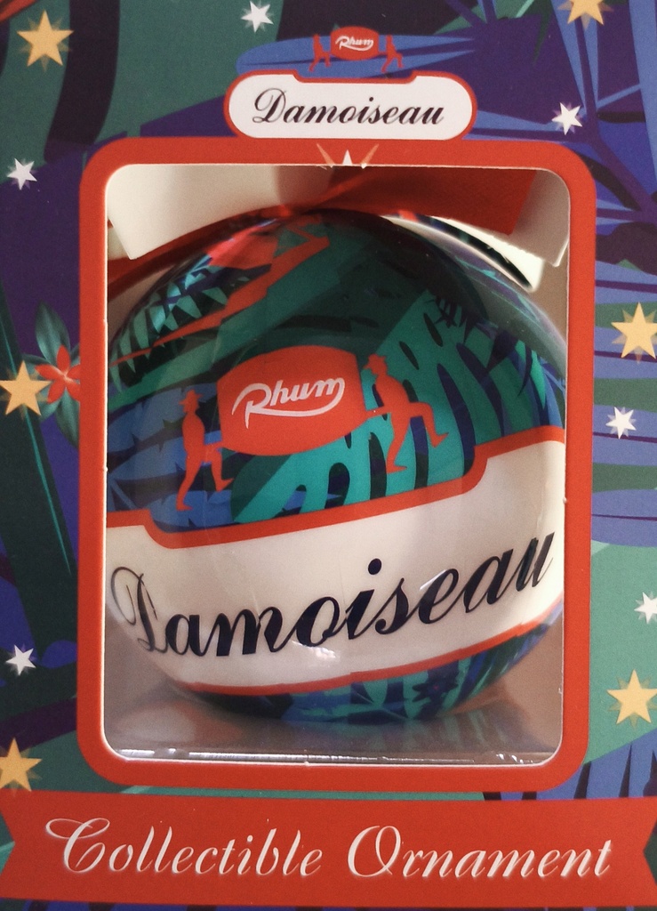 Boule de Noel Damoiseau Flower design