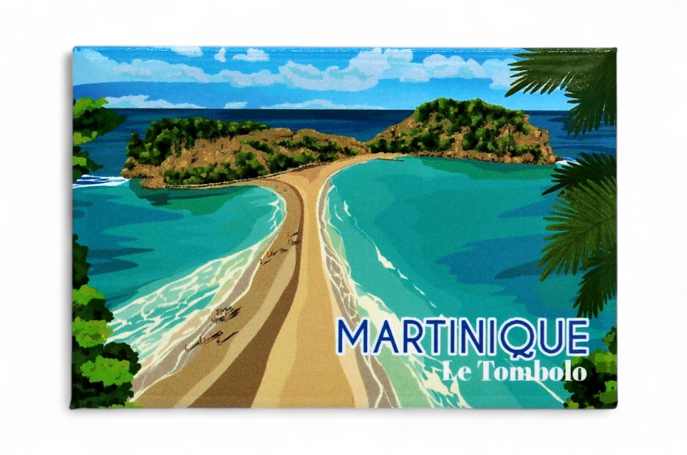 Magnet rectangle - illustration Tombolo MQ