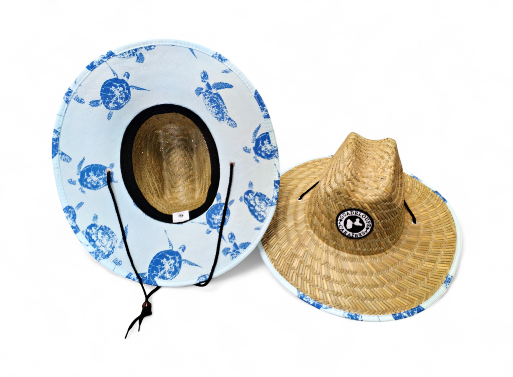 Chapeau en paille Tortue