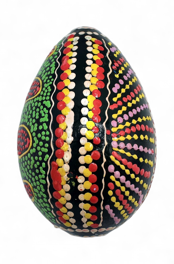 Maracas œuf peint L