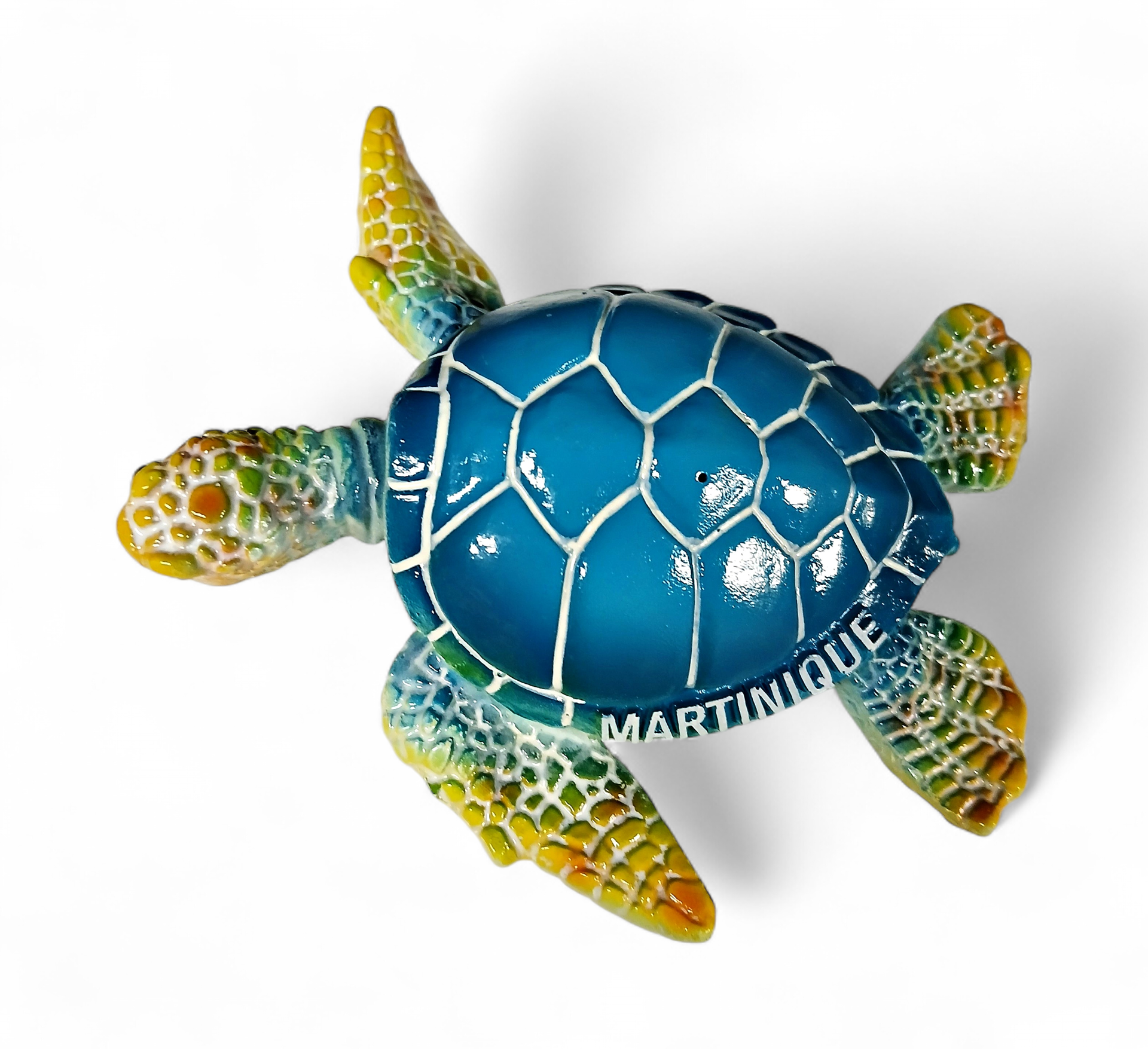 [46055] Figurine Résine Tortue Bleu nom île