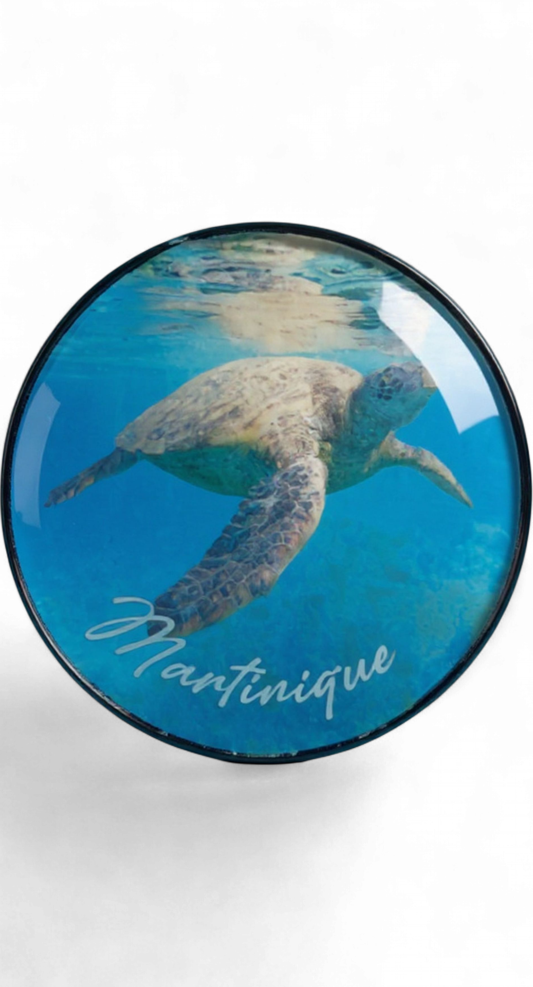 [15383] Magnet Verre - Tortue de mer