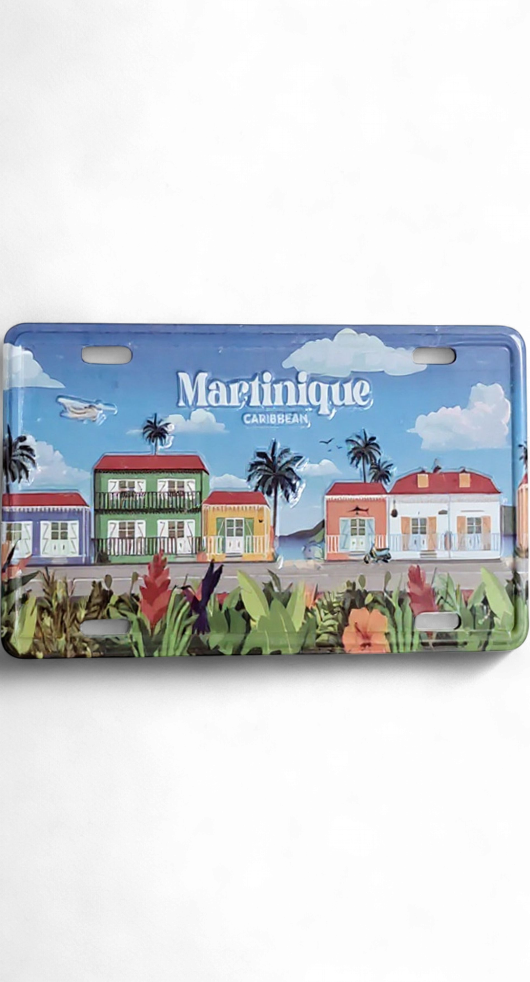 [15391] Magnet Plaque - Maisons créoles