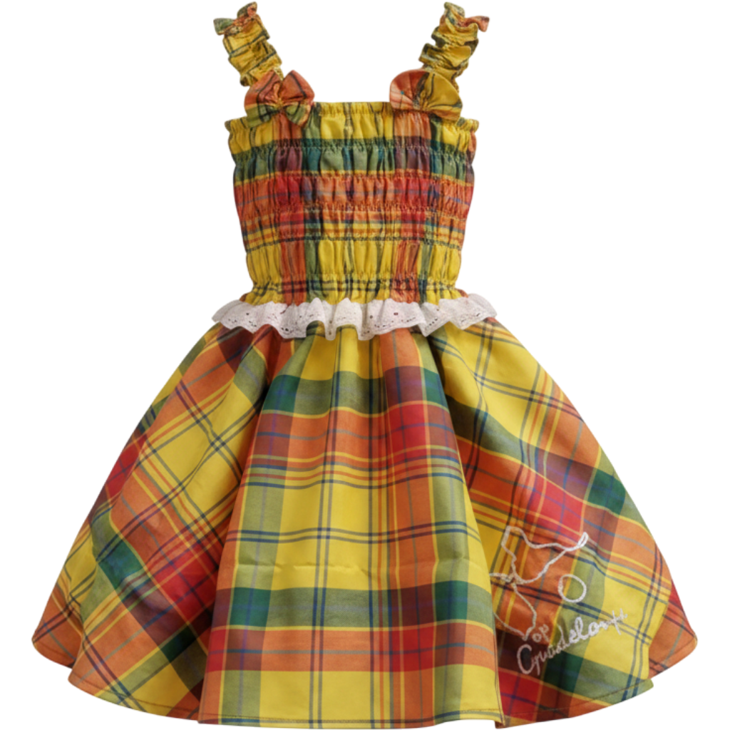 [72006] Robe enfant HK - Madras 2-5 ans Rima