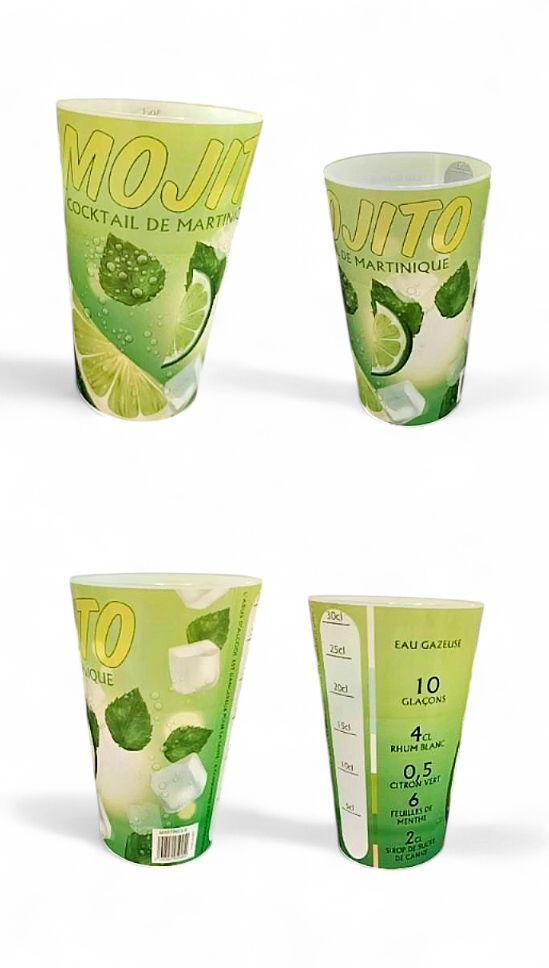 [37034] Ecocup 33cl Cocktail Mojito