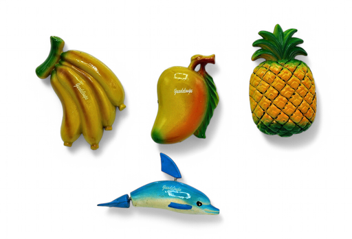 [15053] Magnet Plastique Animaux Et Fruits