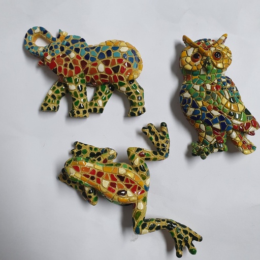 [15164] Magnet Animaux Mozaique