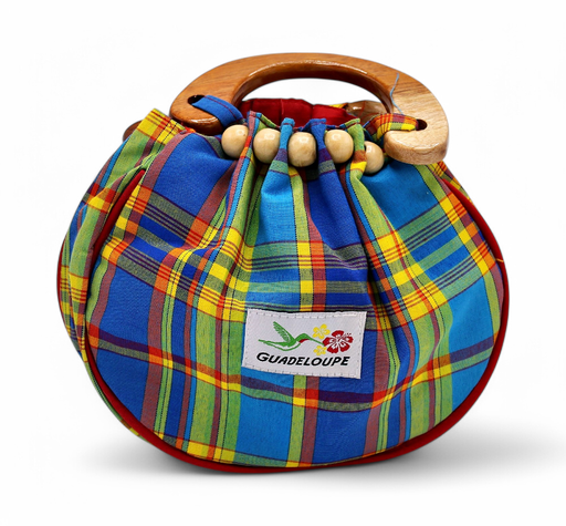 [18035] Sac Arrondi Avec Poignée En Bois