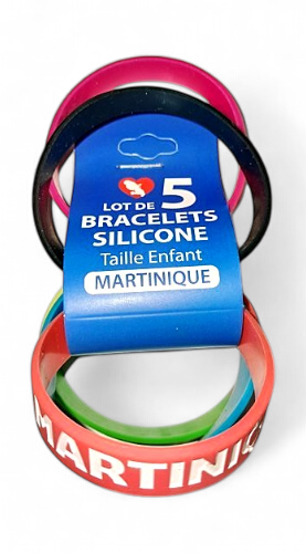 [23006] Bracelet Silicone I Love Enf Lot