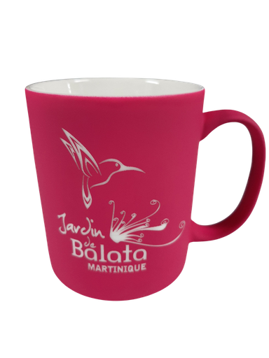 [34010] Mug Soft Touch Rose JDB Colibri