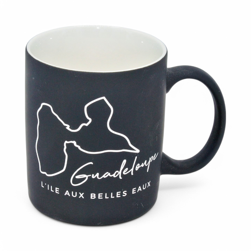 [34012] Mug Soft Touch Noir Carte