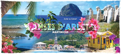 [34023] Mug Imprimé Anse D'Arlet MQ
