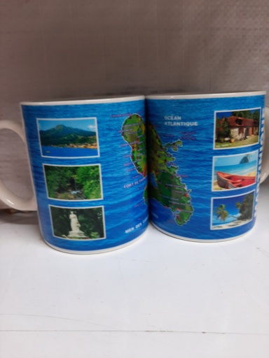 [34026] Mug Imprimé 6 Photos Carte MQ