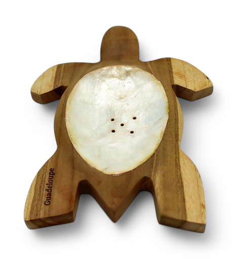 [43015] Porte Savon Tortue Blanc L