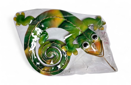 [45035] Applique Gecko Metal 20 Cm