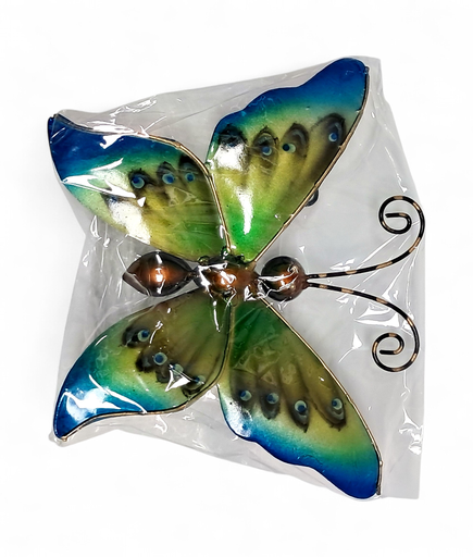[45051] Applique Papillon Metal 15Cm