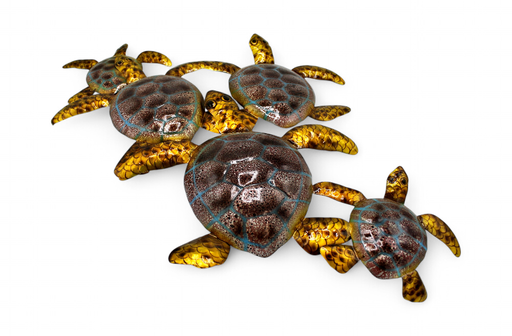 [45060] Applique Tortue Metal 55 Cm