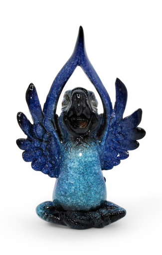 [46009] Figurine Perroquet Forme Boule