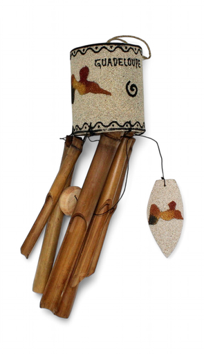 [47004] Carillon Bambou 30 cm Sable cocotier, Carte