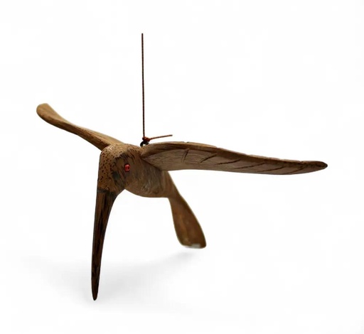 [47019] Colibri En Bois De Cocotier