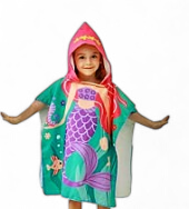 [72019] Poncho Enfant Microfibre
